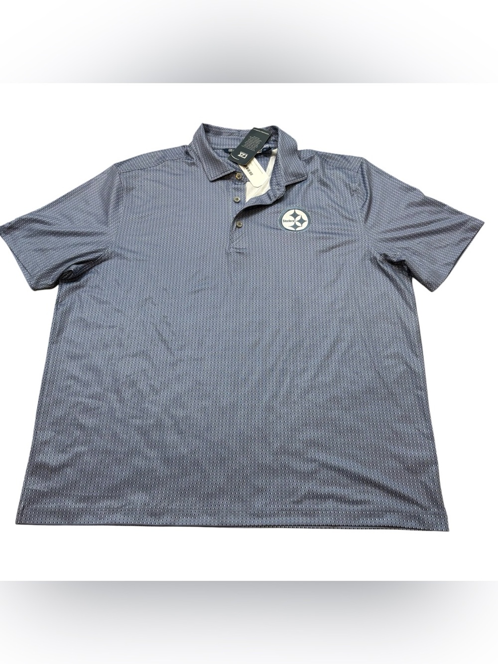 Brand new with Tags Cutter & Buck Pittsburgh Steelers Polo Shirt‎ Blue Size XL